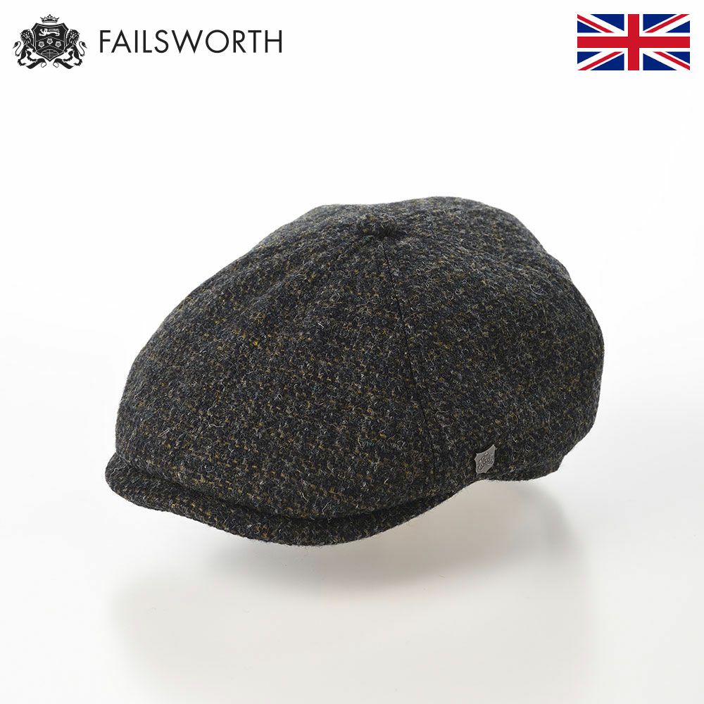 フェイルスワース ハンチング Harris Tweed Hudson（ハリスツイード