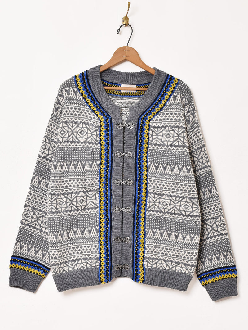 3色展開】Backers ノルディック チロルカーディガン – 古着屋Top of