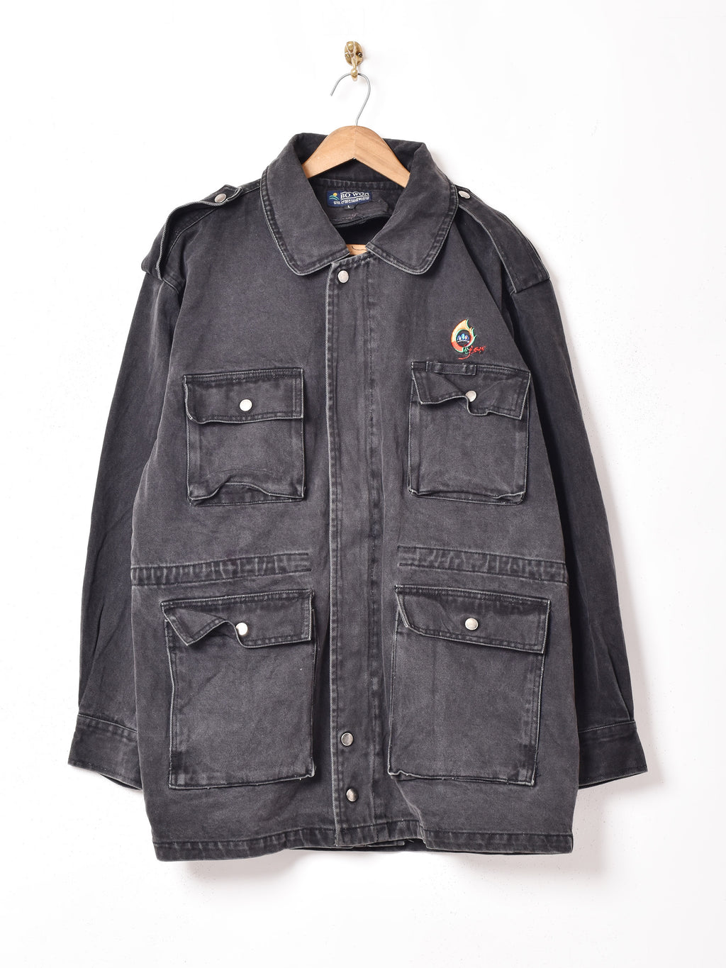 ブラック デニムカバーオール – 古着屋Top of the Hillのネット通販サイト