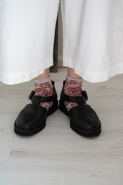 punto pigro Tストラップシューズwith VIBRAM 2色 - toritoRu