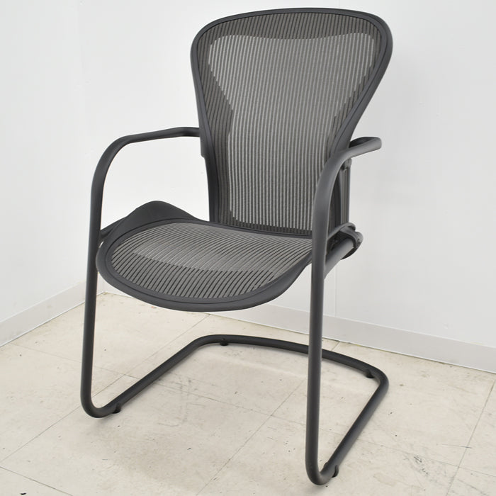 中古】ハーマン・ミラー アーロンサイドチェア カンチレバー ゲスト