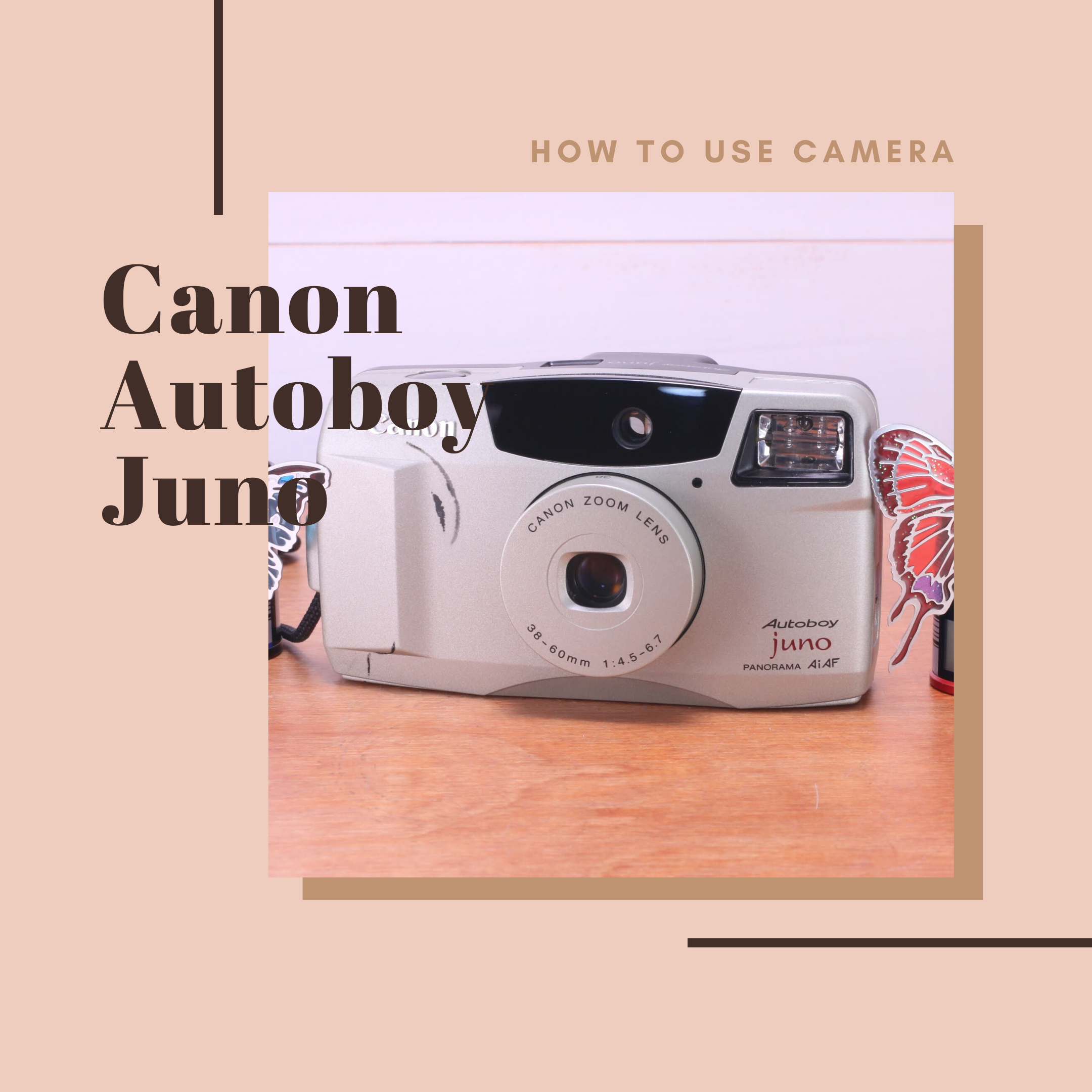 Canon Autoboy Juno の使い方 | Totte Me Camera