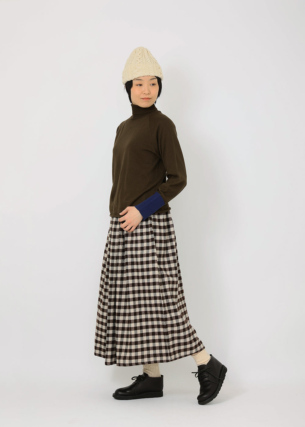 オーガニックコットンタートルニット│to touch