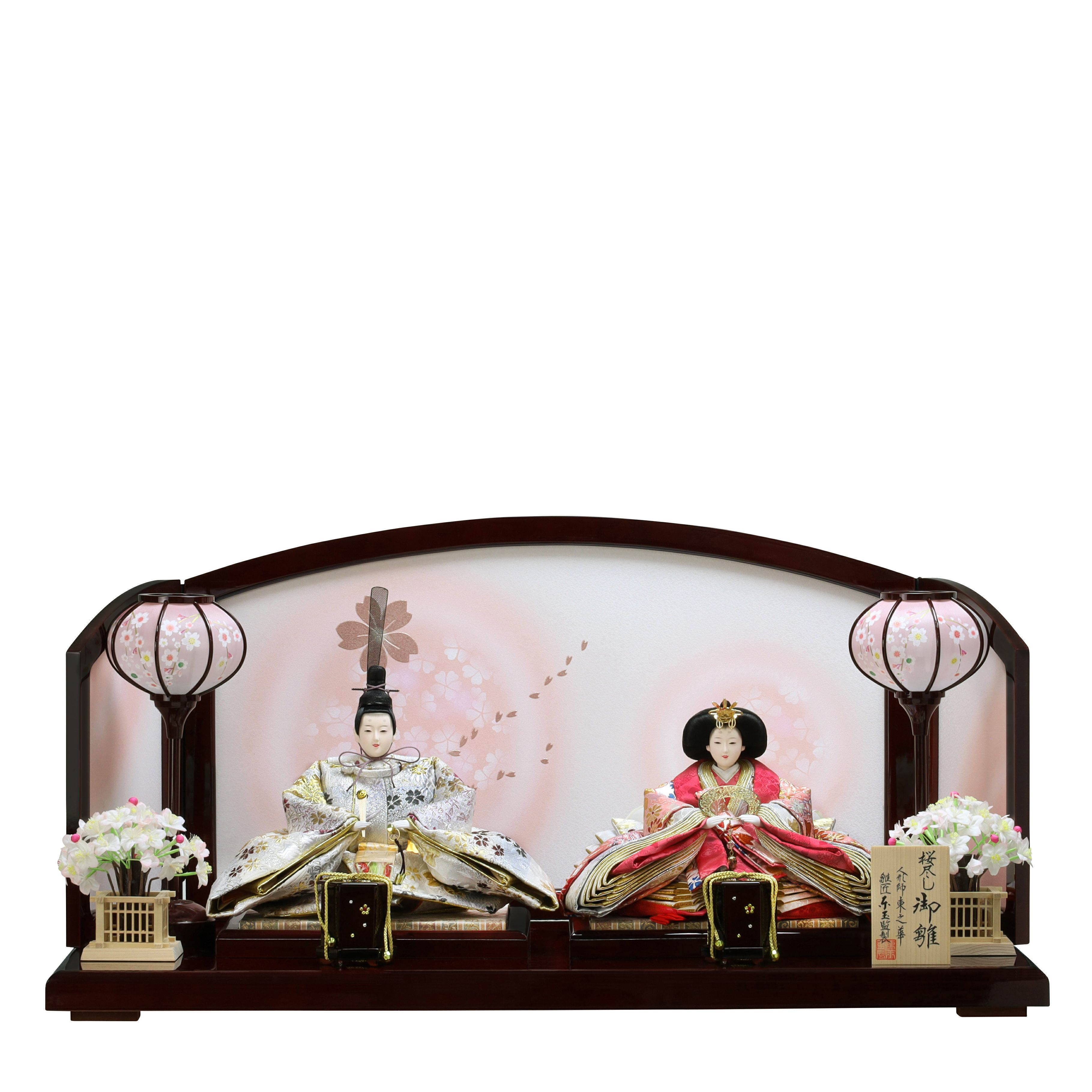 二人タイプの親王飾り。東玉公式オンラインストアから人気のオリジナル