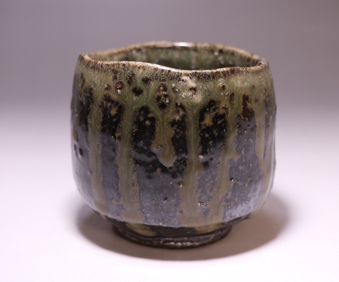 馬場隆志 作 「備前黒湯呑」 ～備前焼専門卸小売店 川口陶楽苑～