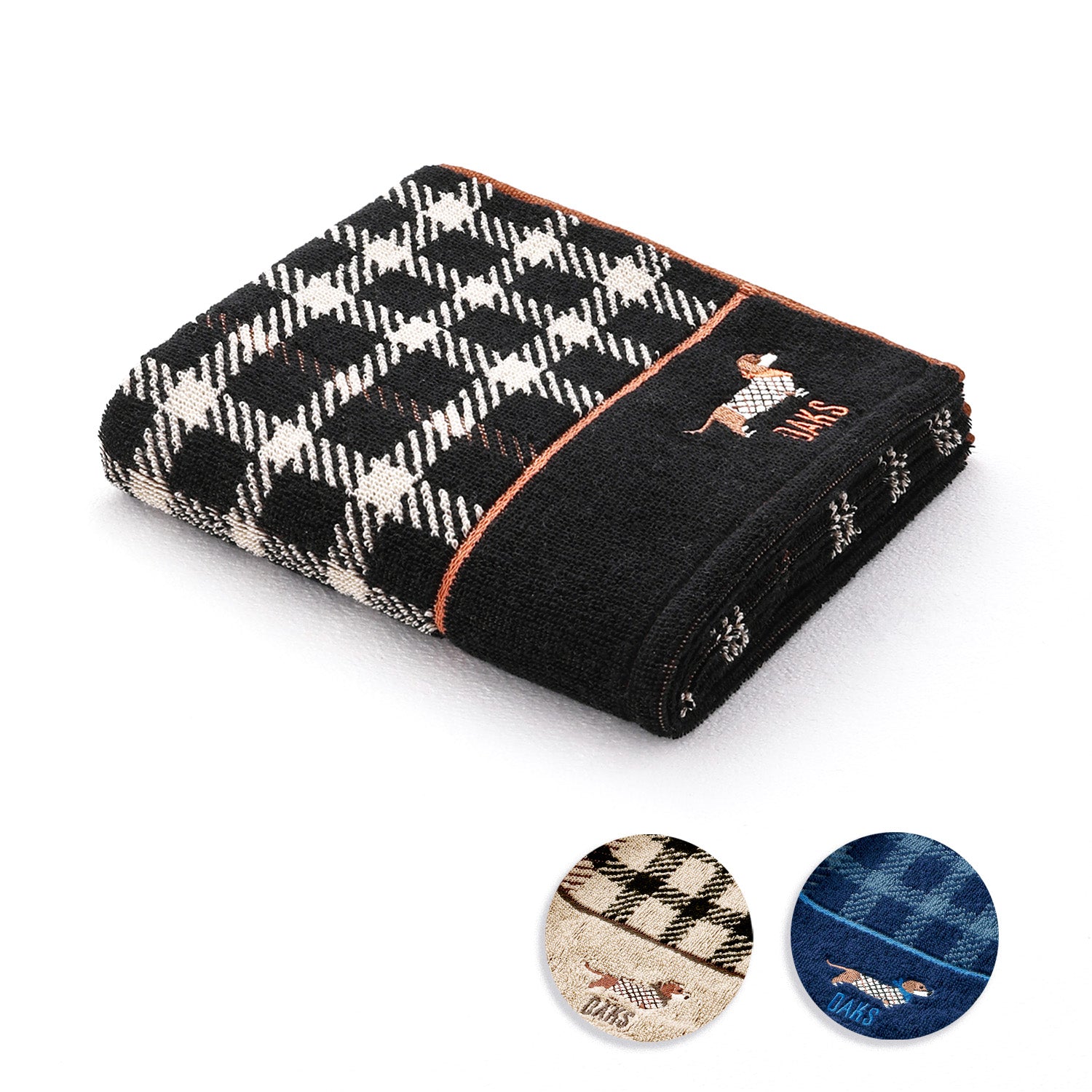 DAKS』ハウスチェックダックス フェイスタオル – タオル美術館公式