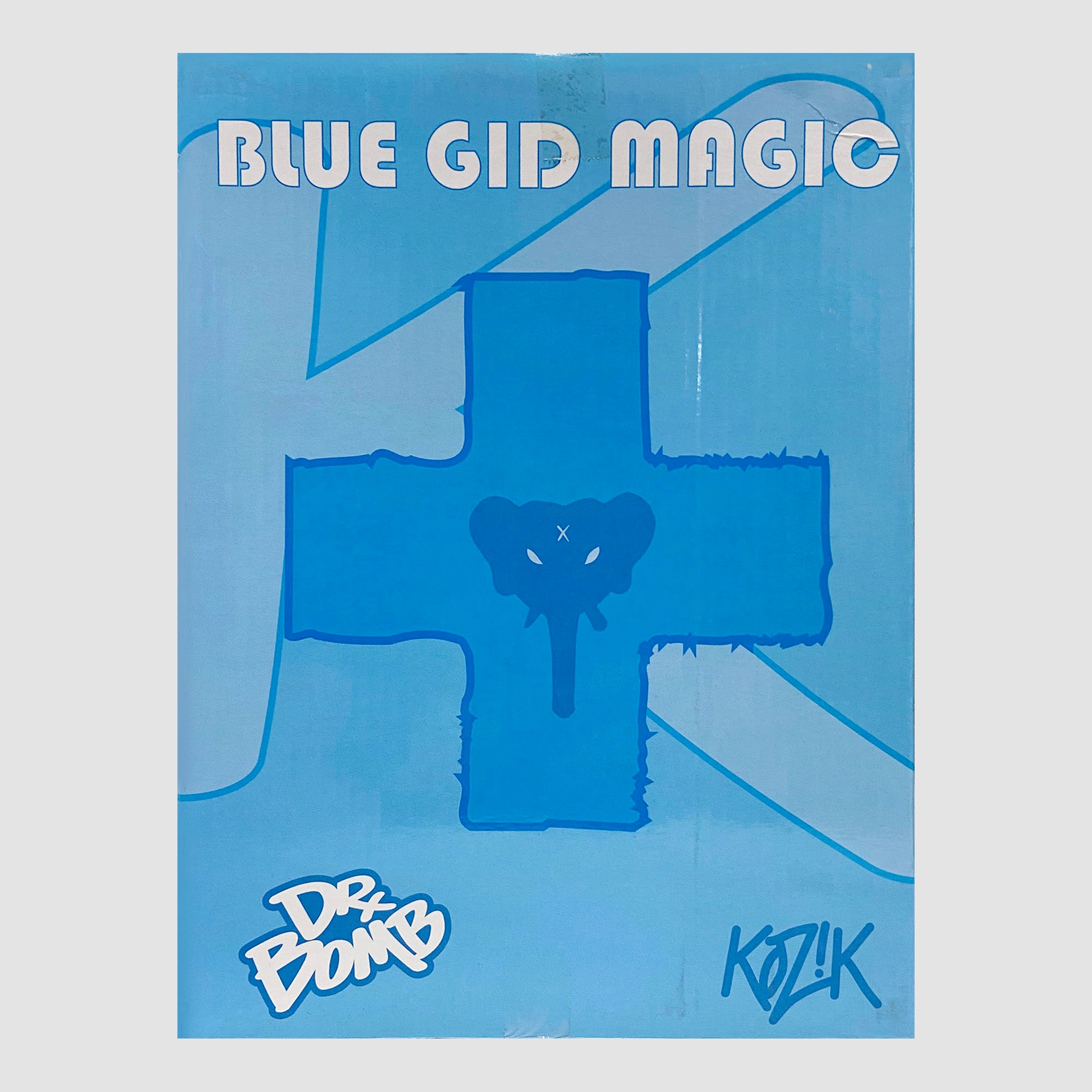 TOY2R: Frank Kozik - Dr. Bomb Blue Glow in the Dark Magic 8