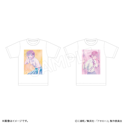 アオのハコ Tシャツ スナップショットver. アオのハコ トムスショップ