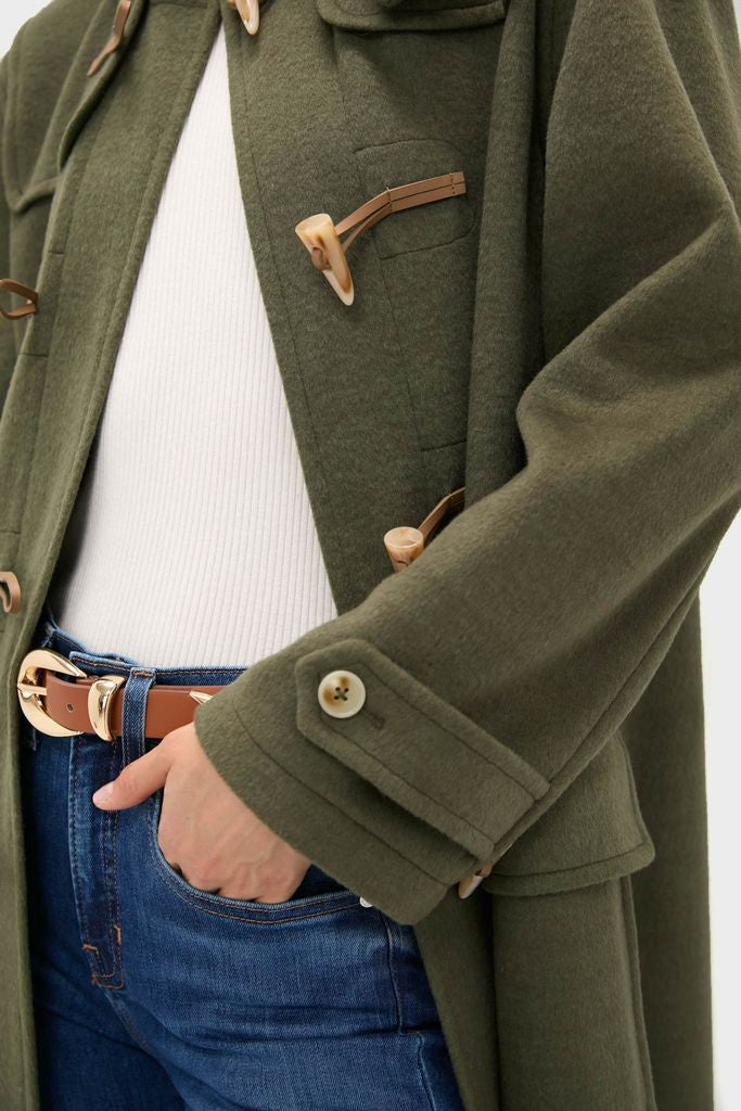 Olive Green Arthur Toggle Stadium Coat | Tuckernuck