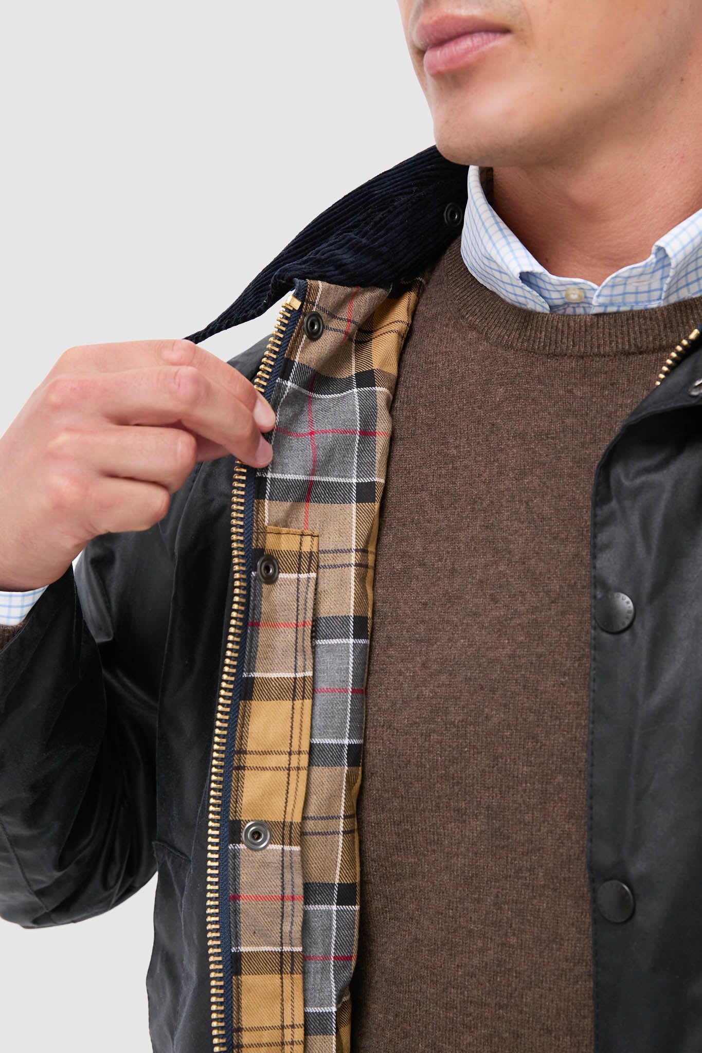 Men's Navy Beaufort Wax Jacket | Barbour