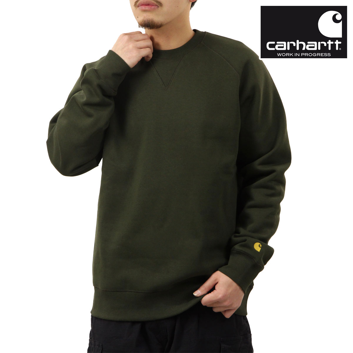 楽天市場】CARHARTT（カラーカーキグリーン）（スウェット・トレーナー
