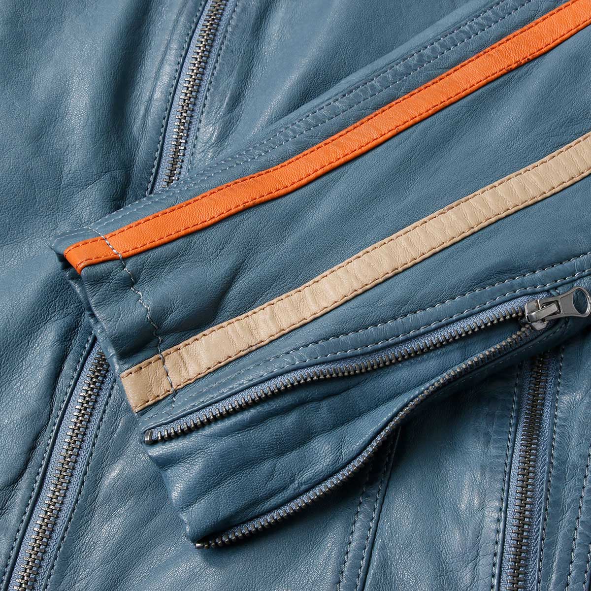 楽天市場】ガルフ アウター クラシック レーシング レザー ジャケット