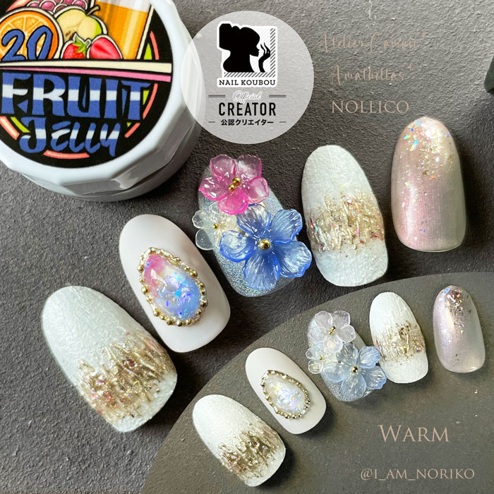 楽天市場】【全10色セット】温度で色が変化する ゼリージェル 全22色