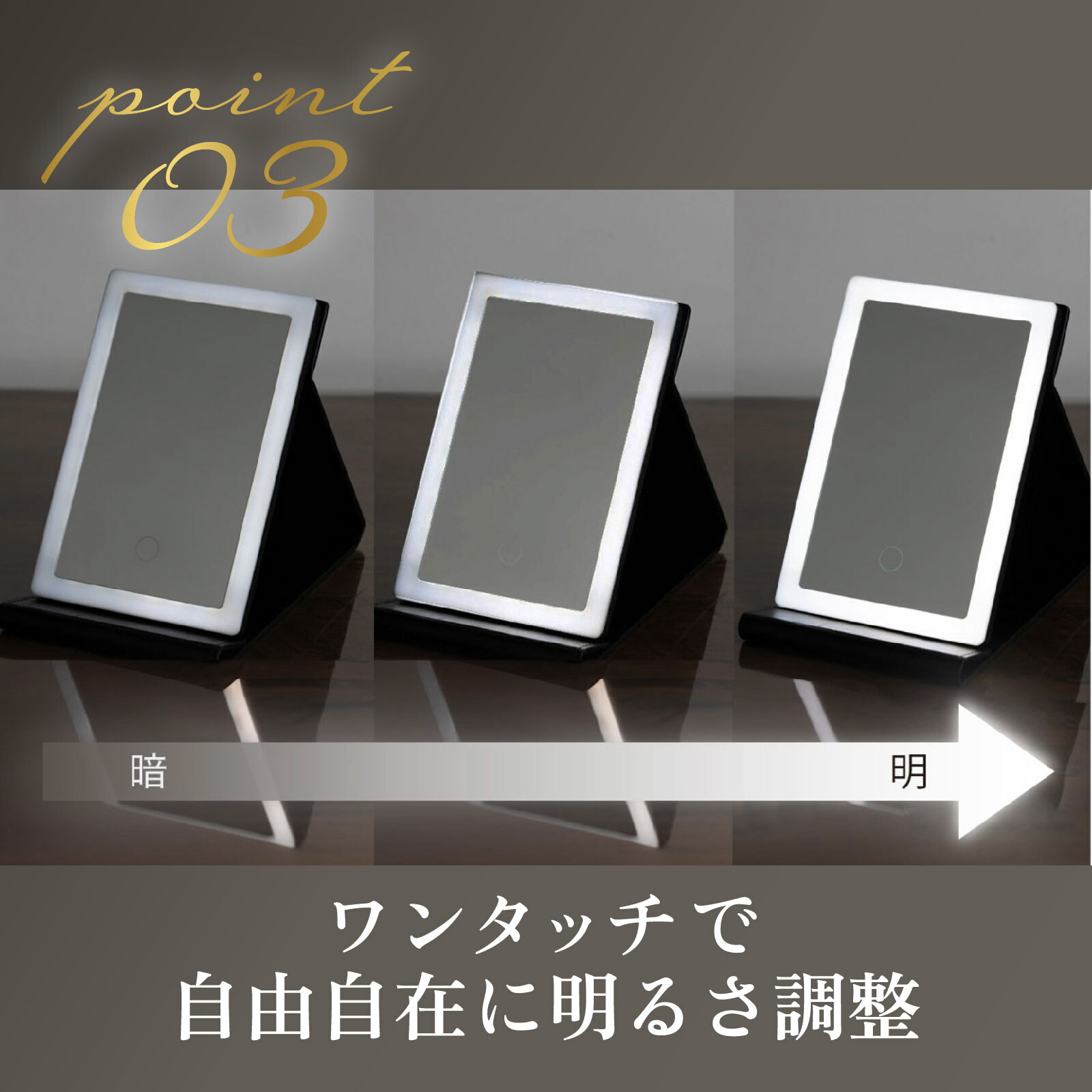 楽天市場】【メイクのプロがプロデュース！】 折りたたみ 女優ミラー