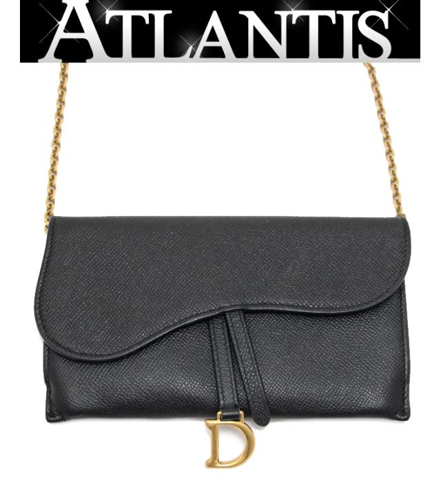 楽天市場】ディオール Dior サドル チェーンウォレット 長財布