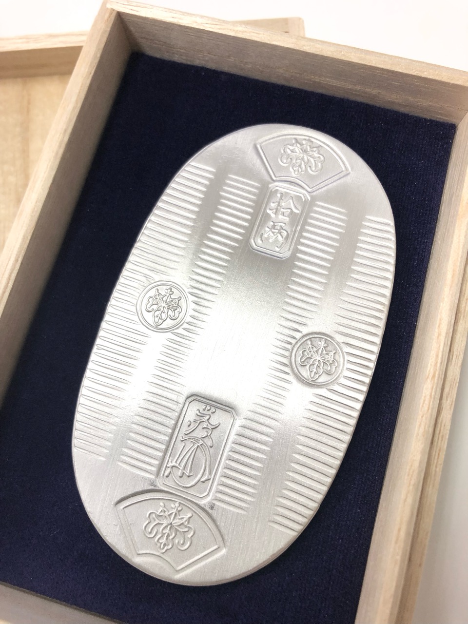 楽天市場】【新品】井嶋金銀工業 純銀 天保五両判小判 100g 小判 天保