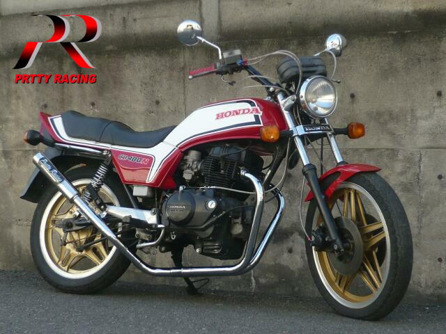 楽天市場】HONDA CB250N CB400N ホーク3 極 UPタイプ マフラー 42.7π