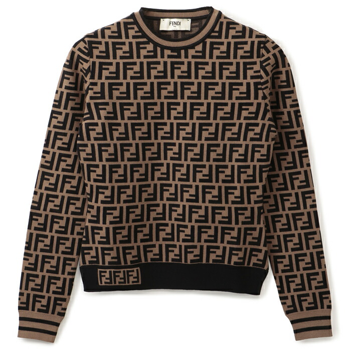 楽天市場】フェンディ FENDI ニット ストライプライン セーター FFロゴ