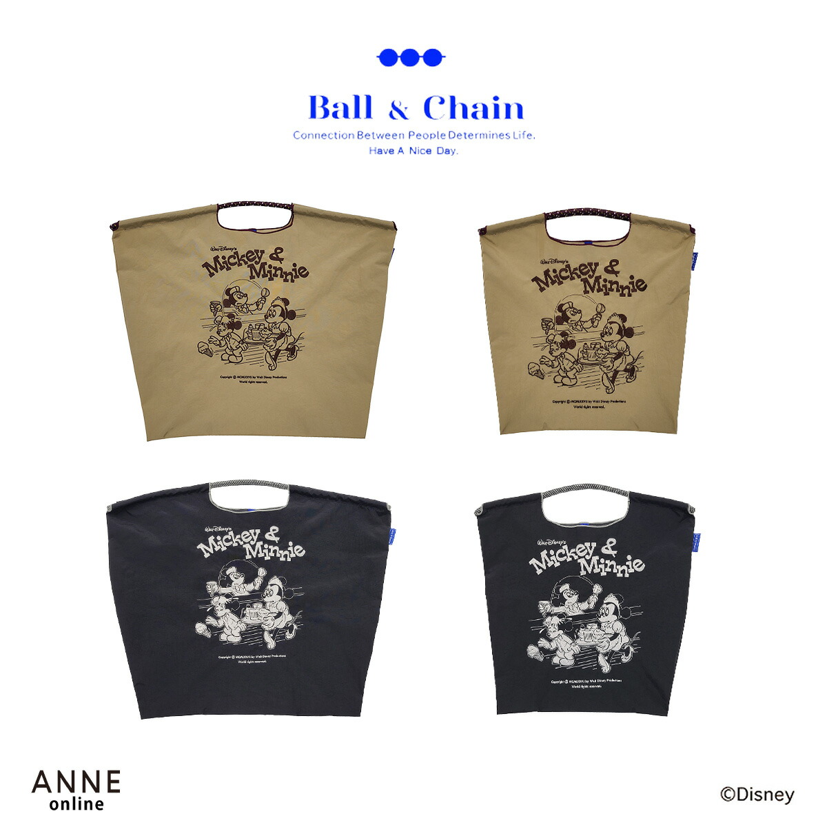 楽天市場】正規品 Ball＆Chain Disney ボールアンドチェーン DISNEY