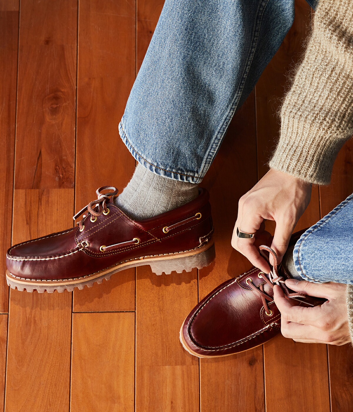 楽天市場】[送料無料]Timberland : Authentics 3 Eye Classic : 50009