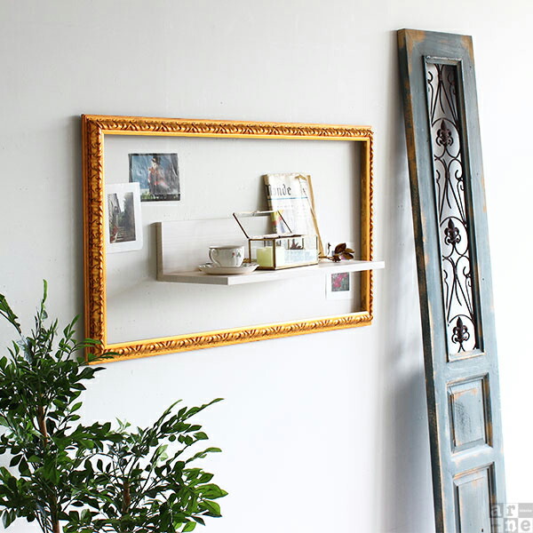 楽天市場】額縁 壁飾り シャビーシック 雑貨 壁掛け インテリア 額縁