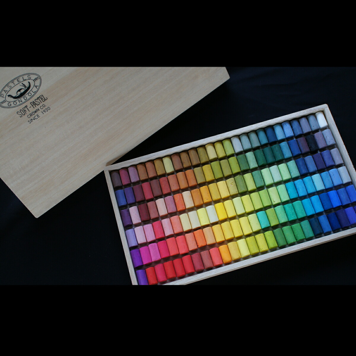 ゴンドラ ソフトパステル 242 木製ボックス入り ゴンドラパステル 242