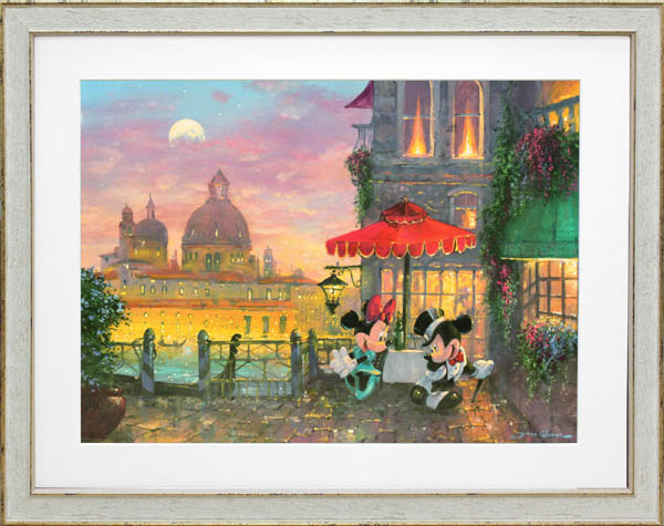 ジェームス・コールマン Disney秋の風景 油彩画 ジェームス・コールマン Disney秋の風景 油彩画