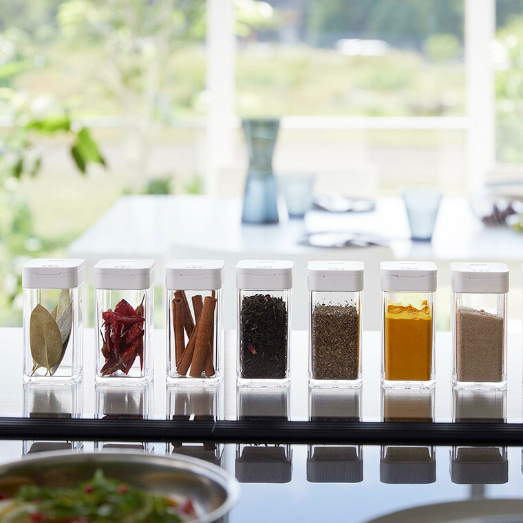 楽天市場】2個送料無料[ スパイスボトル タワー L ] 山崎実業 tower