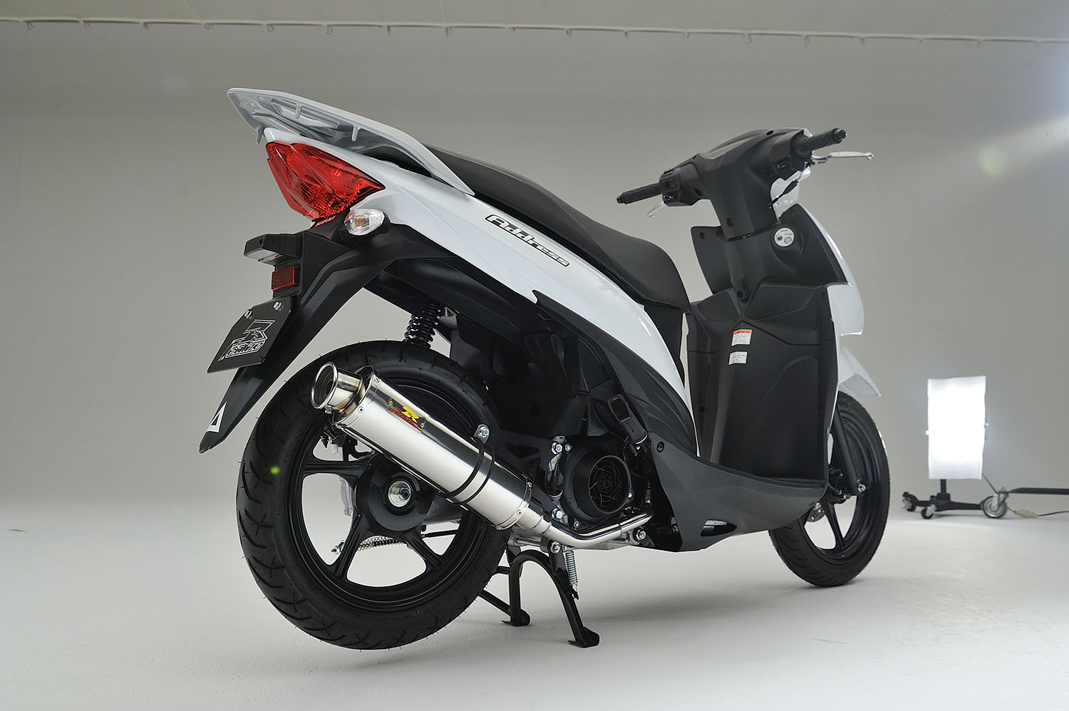 楽天市場】アドレス110 マフラー 22Racing ステンレス 337-009-00