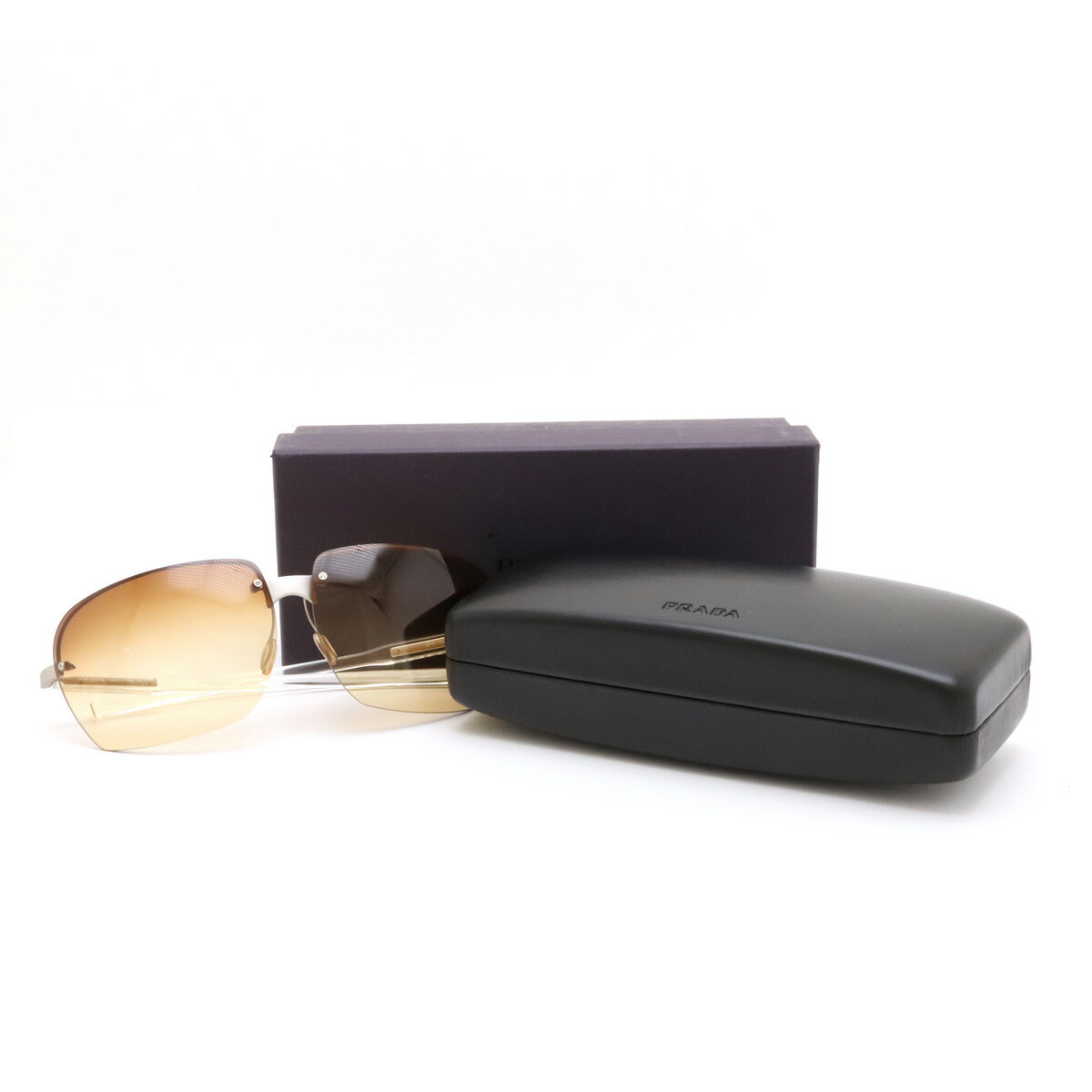 楽天市場】PRADA プラダ サングラス アイウェア ブラウン