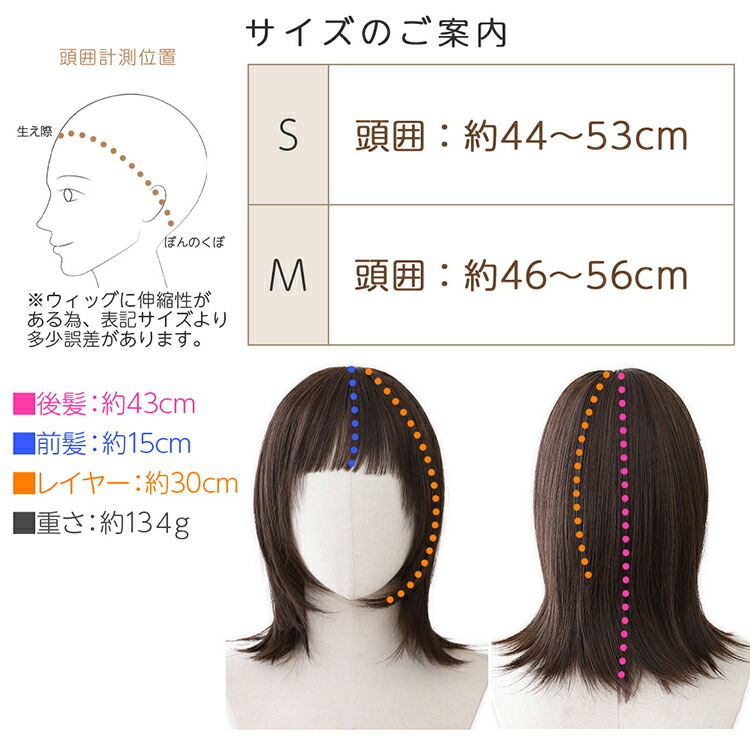 楽天市場】【返品・色交換OK】 新発売 医療用ウィッグ 日本製