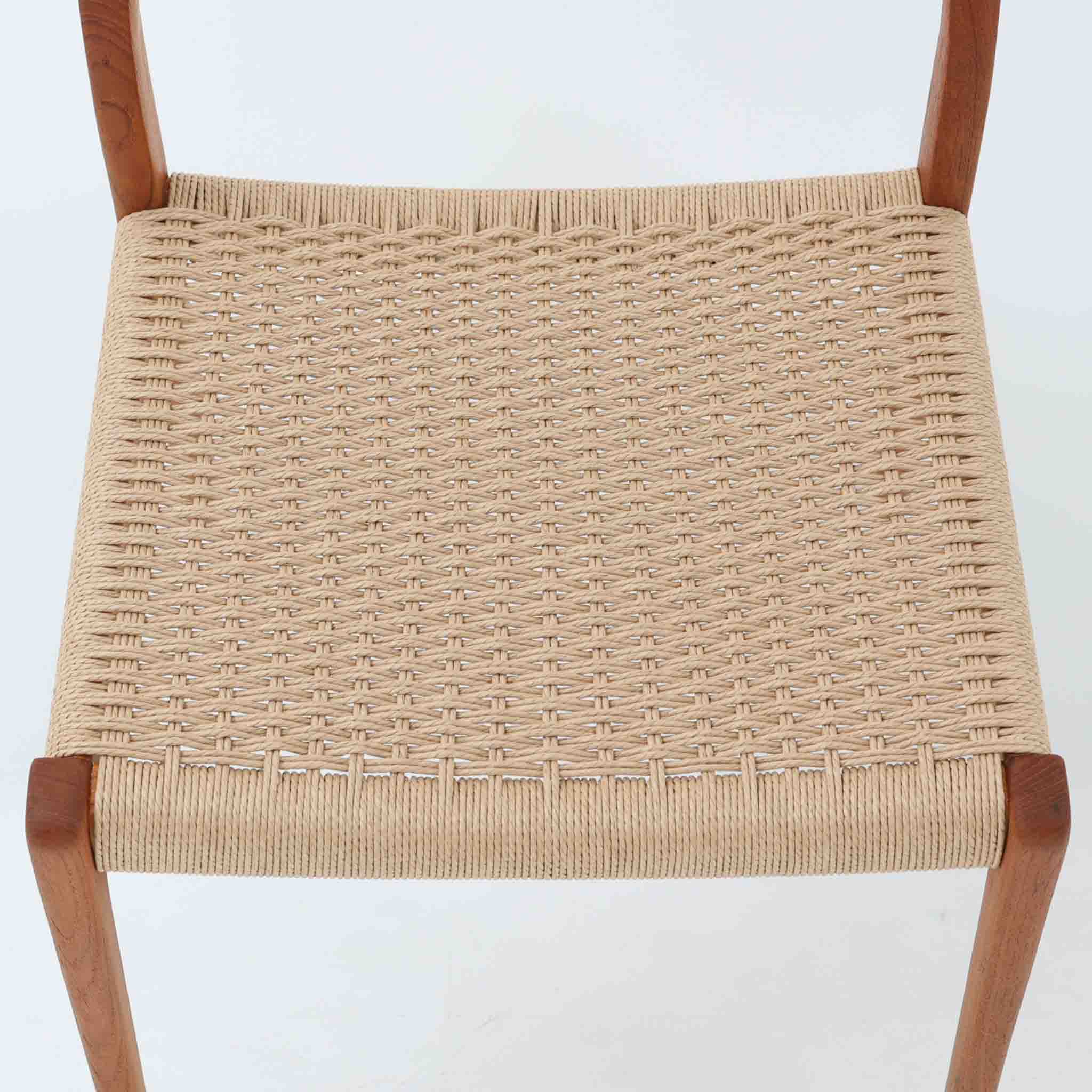 楽天市場】N.O.Moller ダイニングチェア Model 71 チーク×ペーパー