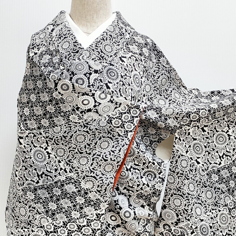 楽天市場】袷 江戸小紋 本草木染 江戸柄染め 御仕立上り (3104) l-y