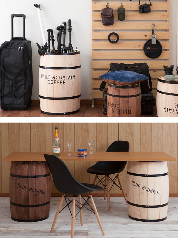 楽天市場】コーヒー樽 木樽 ヒノキ製 LLサイズ 高さ67cm （ インテリア