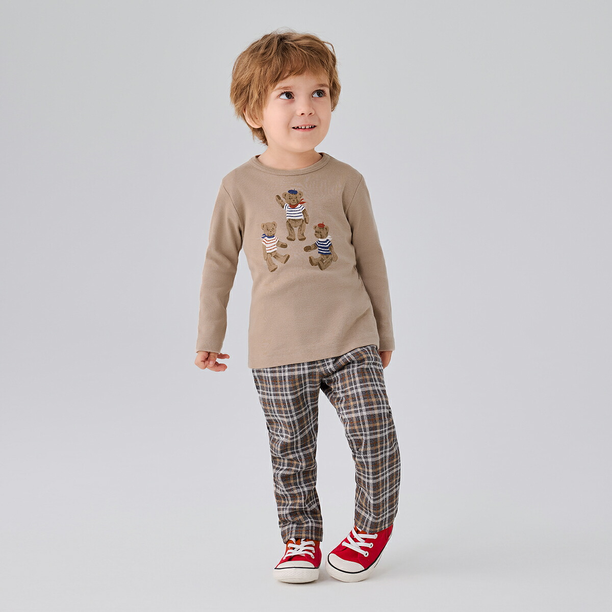 楽天市場】【40%OFF】《コンビミニ》やわらか長袖らくちんTシャツ