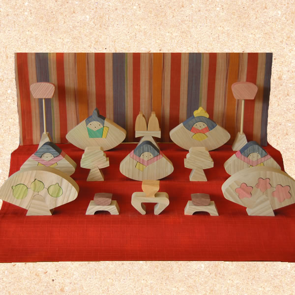 楽天市場】小黒三郎 ひな人形 【 円びな三段飾り ( 普通垂幕 ) 】 国産