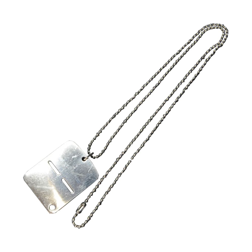 楽天市場】イタリア軍放出品 ドッグタグ チェーン付き 軍払下げ品 軍