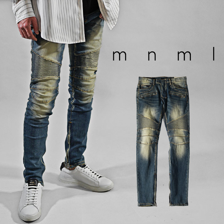 楽天市場】mnml デニム ミニマル ジーンズ スキニー ジーンズ スキニー