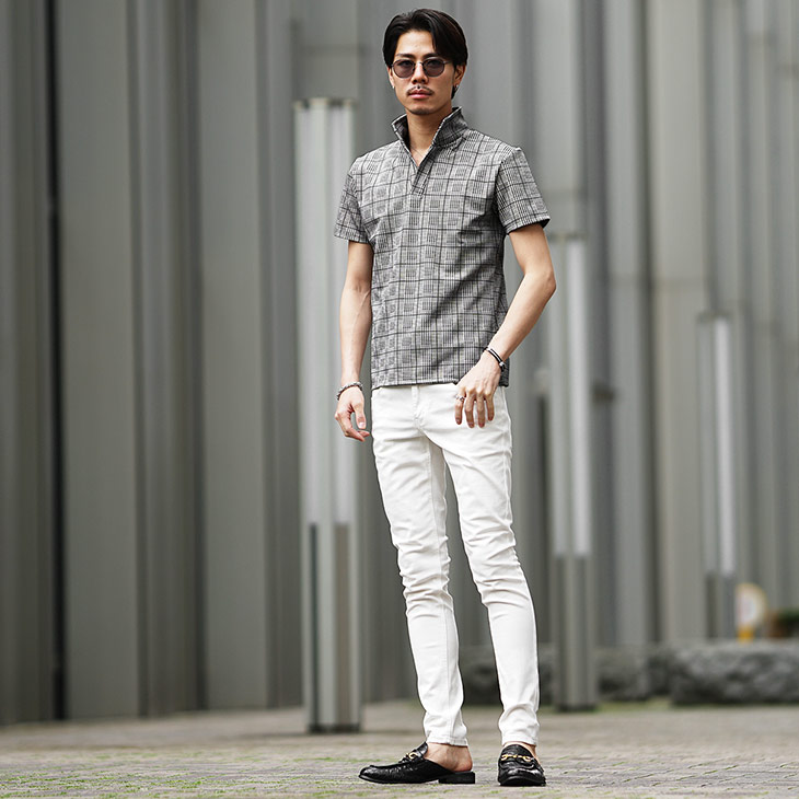 楽天市場】ポロシャツ メンズ イタリアンカラー シャツ 半袖 シャツ