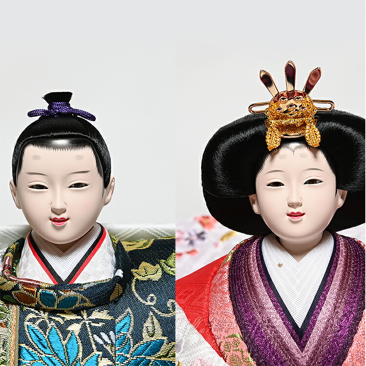 楽天市場】【雛人形】【緋毛氈七段】七段飾 万葉雛 緋毛氈段：九番親王