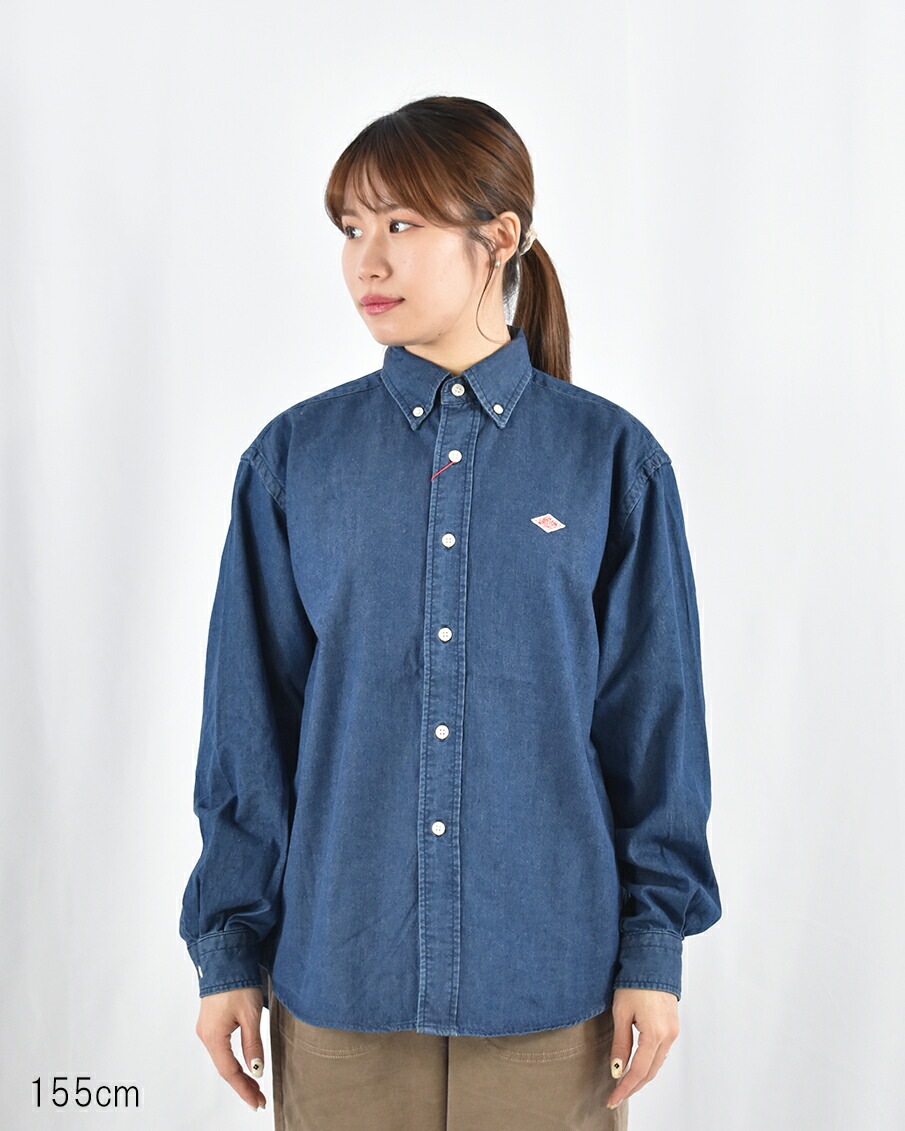 楽天市場】DANTON ライトデニム ボタンダウンシャツ ダントン