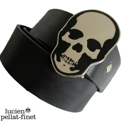 ルシアン ペラフィネ スカルデザインアート作品（黒フレーム