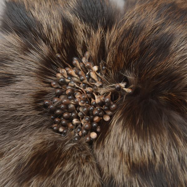 楽天市場】未使用同様 FENDI フェンディ ファー ブローチ コサージュ