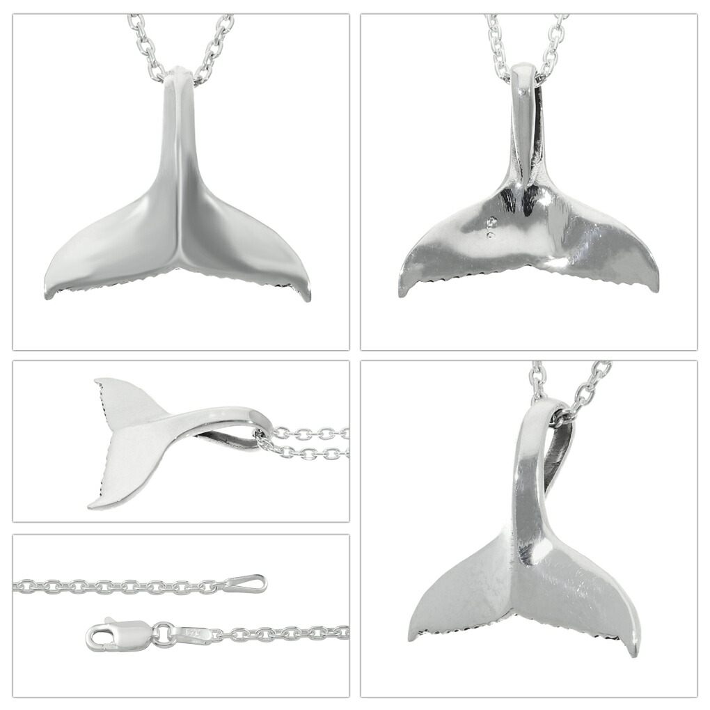 楽天市場】ホエールテール ネックレス ペンダント ペンダントトップ