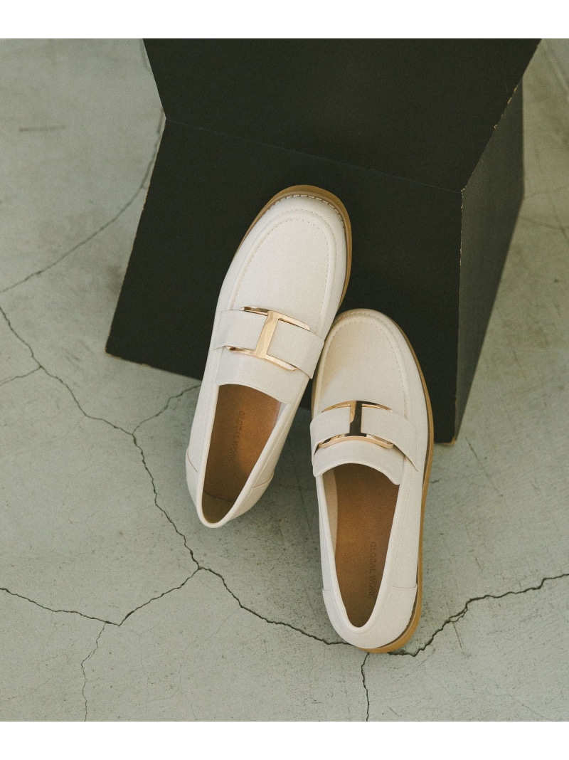 楽天市場】エアかる厚底ローファー/136031 GLOBAL WORK グローバル