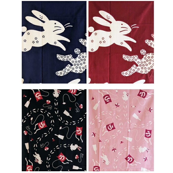 楽天市場】干支 うさぎ 手ぬぐい 兎 十二支 手拭い てぬぐい 卯 冬 注