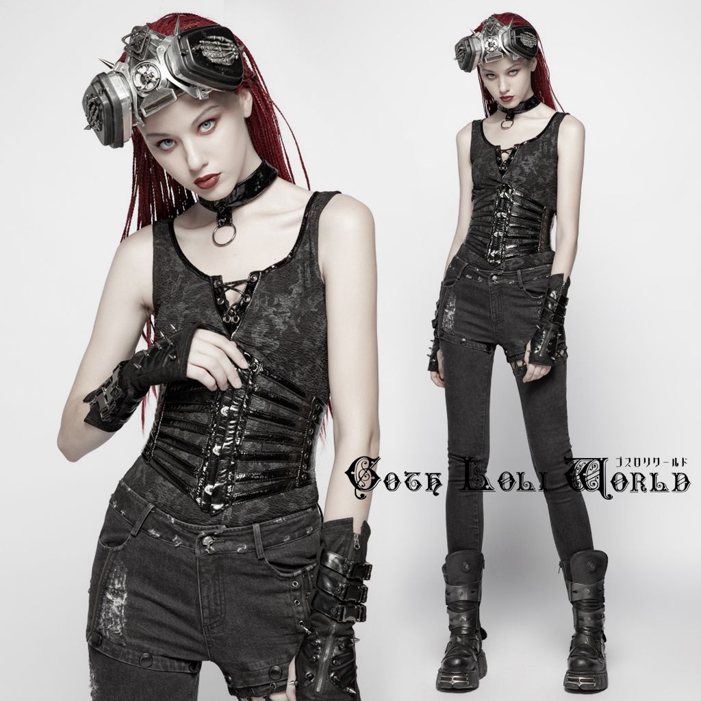 楽天市場】当日発送 即納 WS-273YDF-BK パンク ロック ファッション