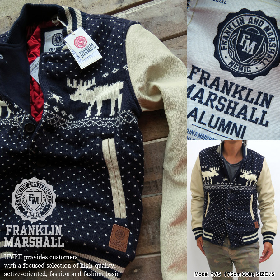 楽天市場】フランクリンマーシャル FRANKLIN & MARSHALL スタジャン