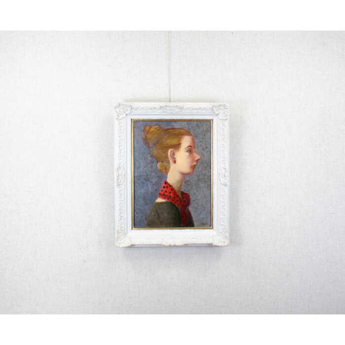 楽天市場】絵画 佐藤真一 油絵・油彩画 『横向き少女』 人物 美人 一点