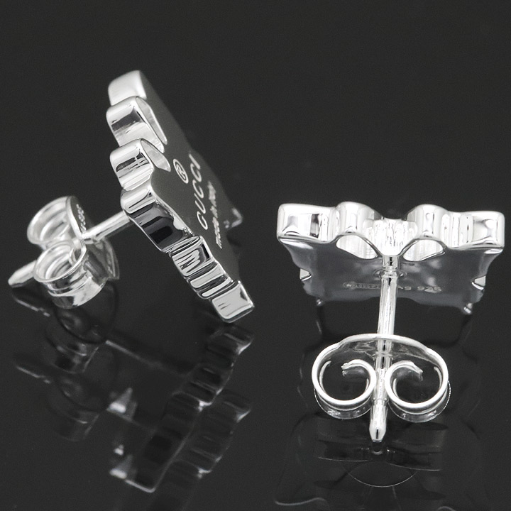 楽天市場】グッチ ピアス GUCCI スタッズピアス シルバー アクセサリー